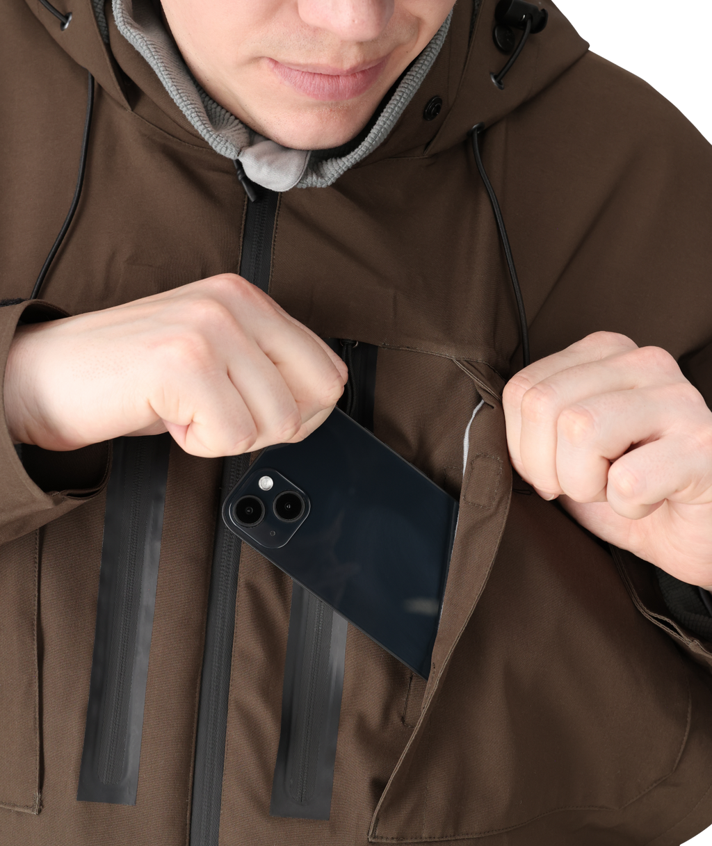 Frogg Toggs Oxbow Jacket | Swamp Brown | Size LG