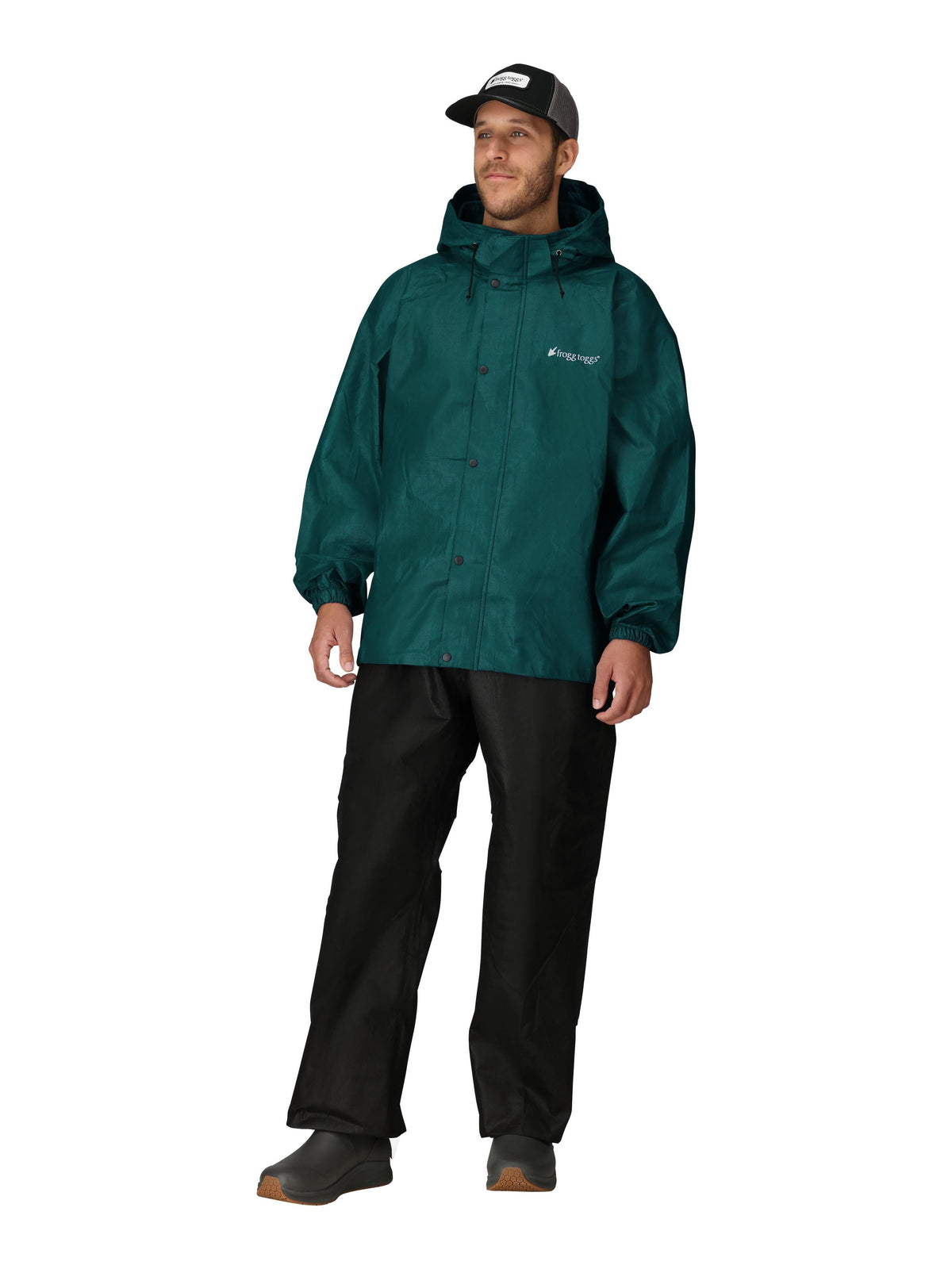 Frogg Toggs Classic All-Sport Rain Suit, Stone and Black (Men's)