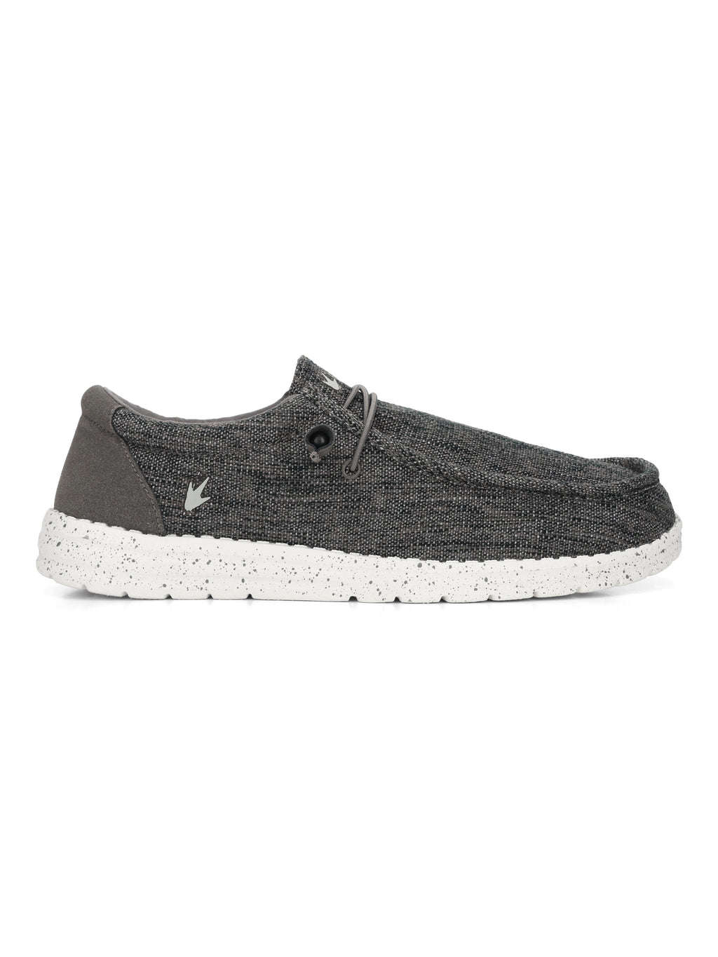 Frogg Toggs Men's Java 2.0 Non-Waterproof Boat Shoes for Men, Elastic Lace Slip-On Shoes, Gray, Size 9