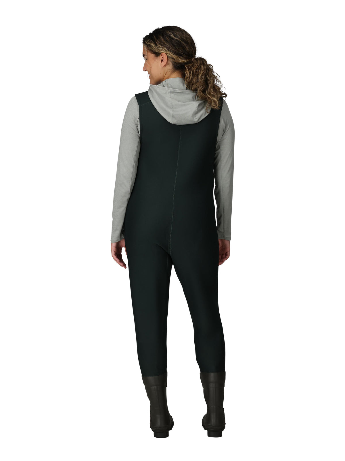 Frogg Toggs Women's Amphib Neoprene BTFT Chest Waders with 200g Insulated Rubber Boots, Forest Green, Size 4