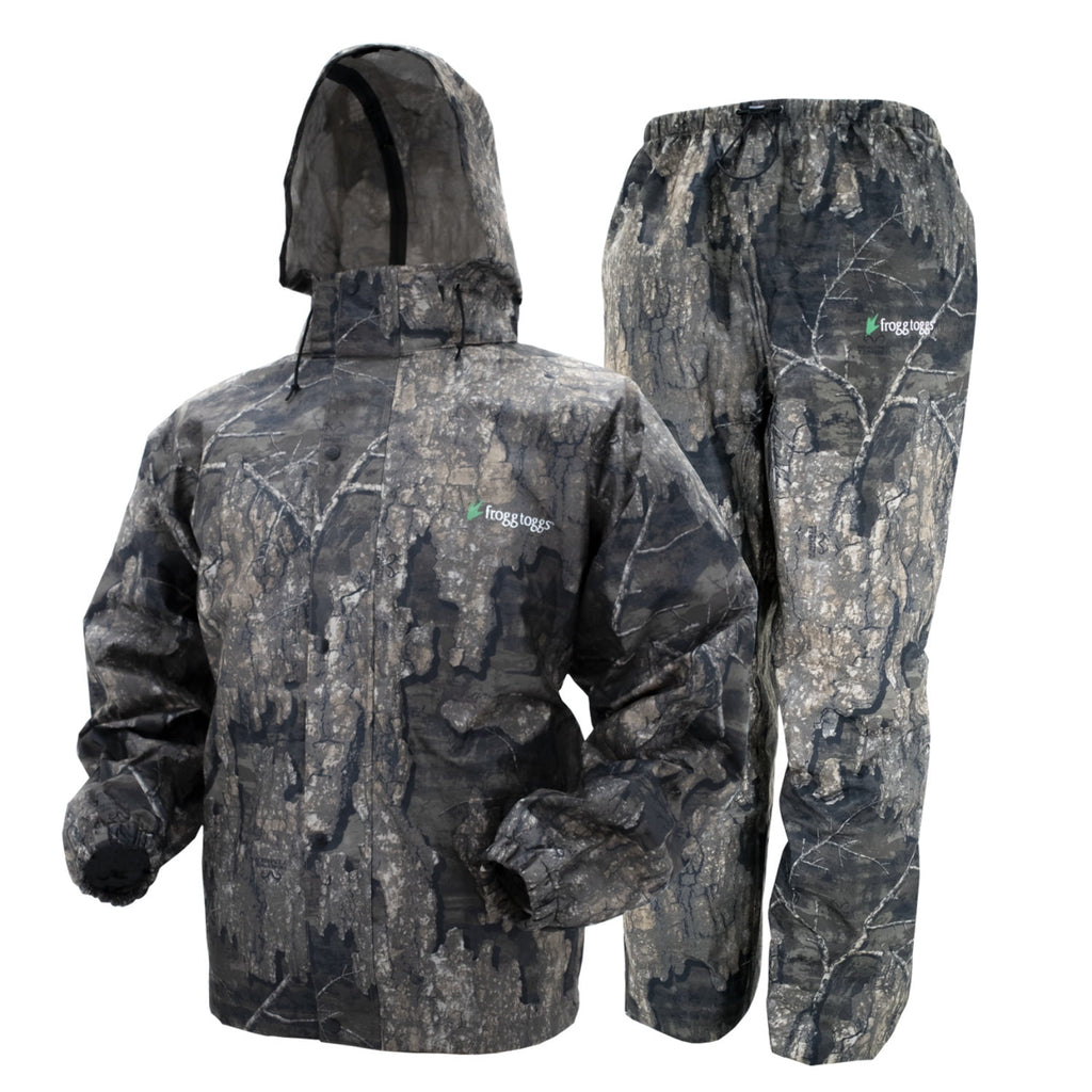 Frogg Toggs Classic All-Sport Rain Suit, Stone and Black (Men's)