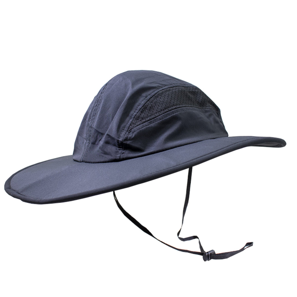 Frogg Toggs Boonie Sun Hat for Men, UPF 50+ Bucket Hat with Adjustable Drawstring, Black, One Size