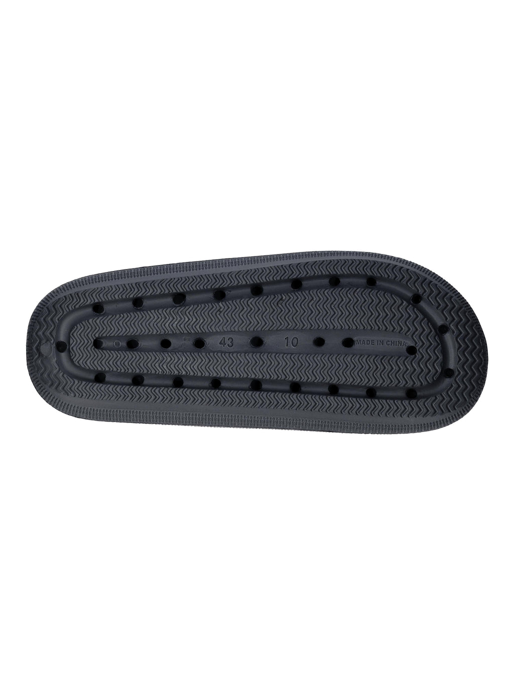 Frogg Toggs Squisheez Slip-On Slide Sandals for Men, Soft and Squishy Slides, Black, Size 7