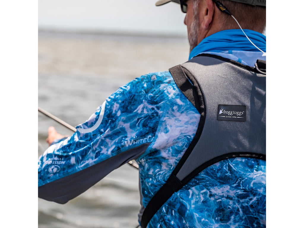 Frogg Toggs Catchall Chest Tackle Pack Fishing Bag with EVA Cooling System, Solid Elements