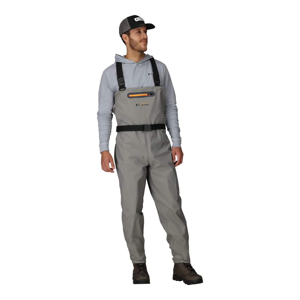 Frogg Toggs Canyon II Stockingfoot Chest Waders, Breathable Waders for Men, Slate, Large