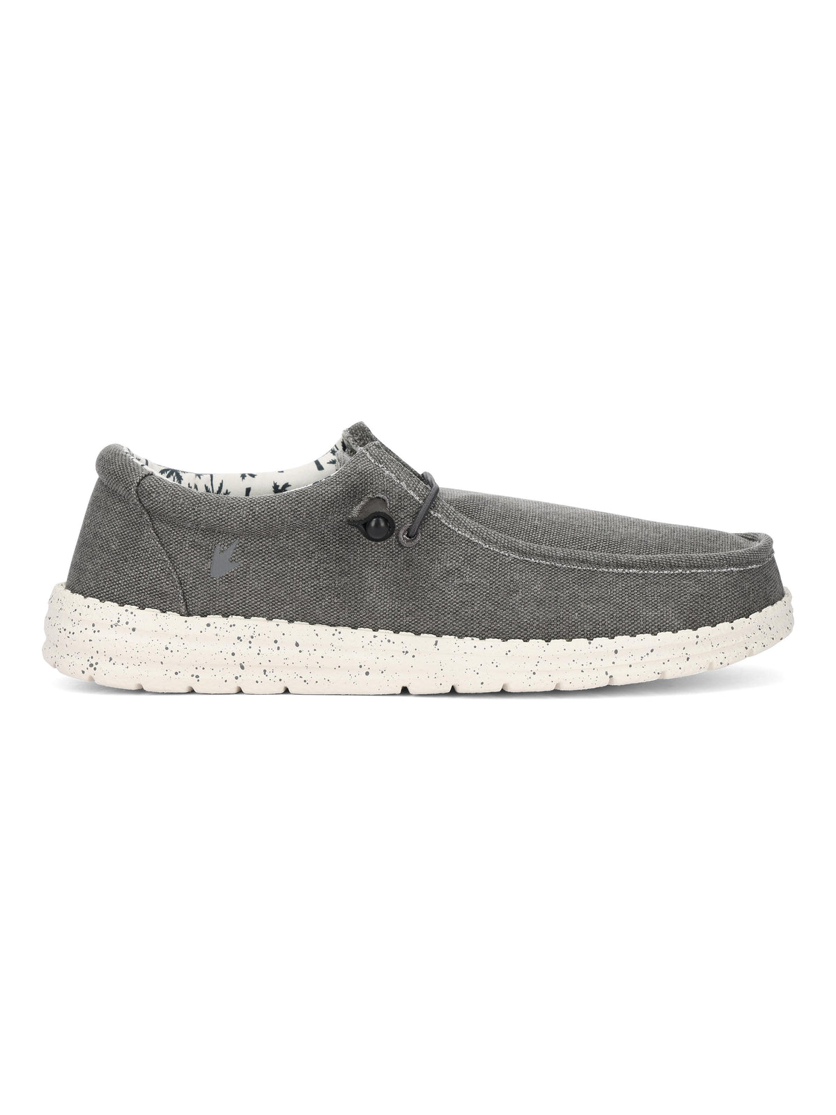 Frogg Toggs Men's Java 2.0 Non-Waterproof Boat Shoes for Men, Elastic Lace Slip-On Shoes, Gray, Size 9