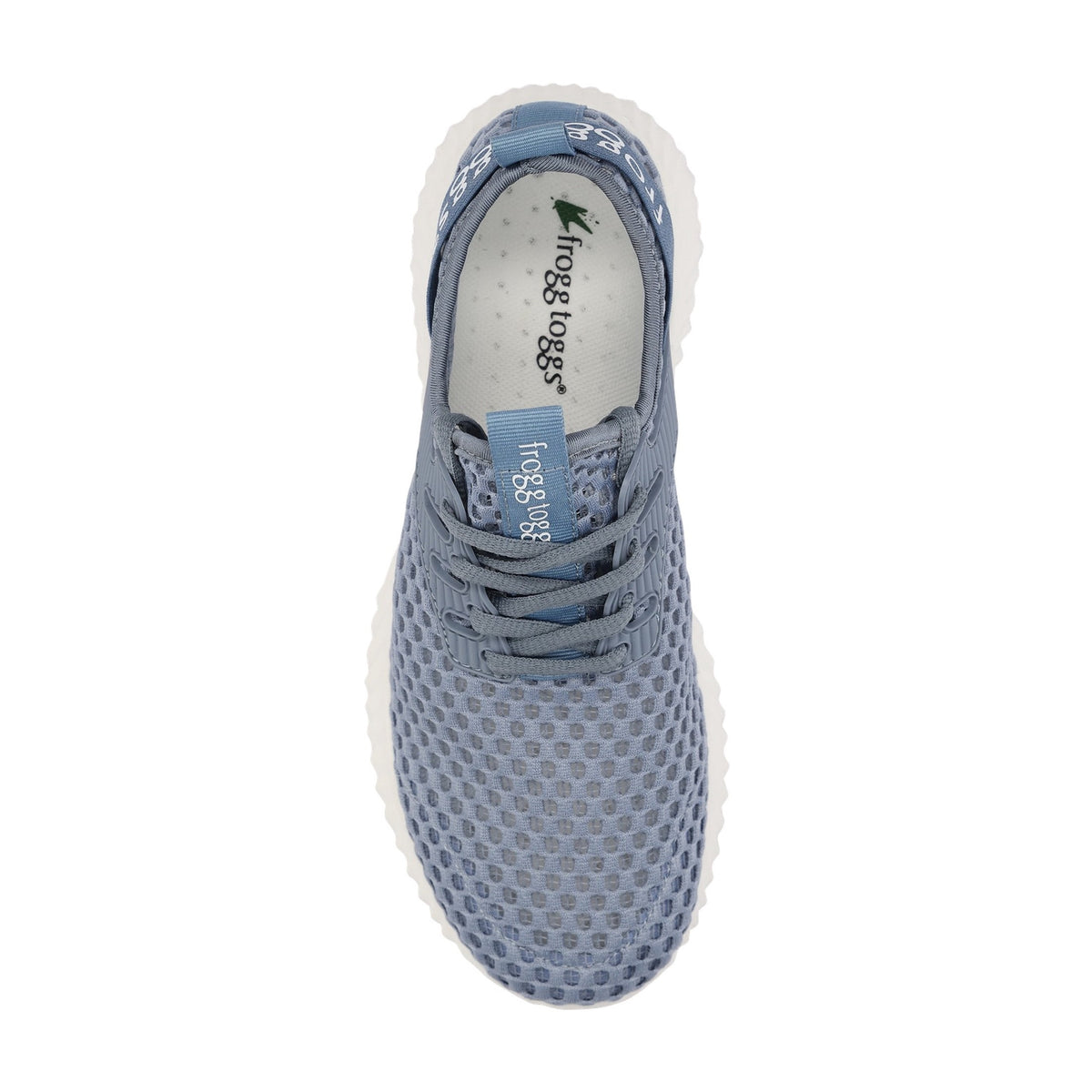 Frogg Toggs Aquastep Water Shoes for Women, Quick-Dry Mesh Sneakers with Collapsible Heel, Blue, Size 9