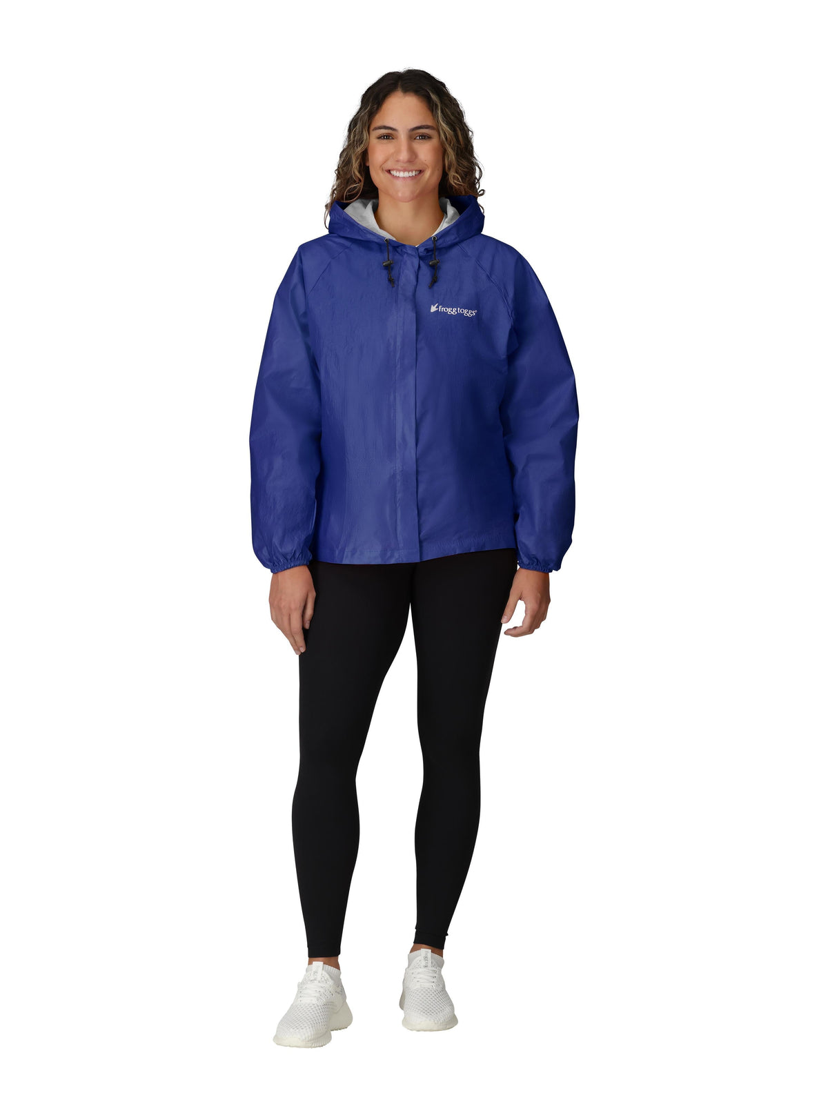 Frogg Toggs Ultra-Lite 2 Waterproof Jacket with Adjustable Hood, Hooded Rain Gear for Women, Seafoam, Large