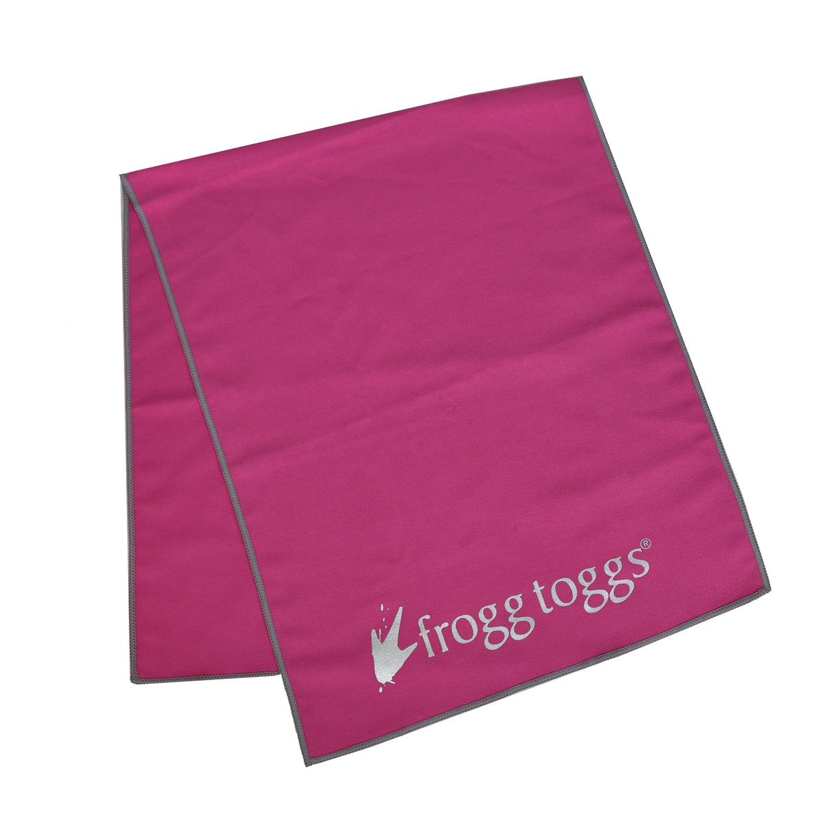 Frogg Toggs Chilly Pad PRO Microfiber Towels, Cooling Comfort Face Towels, Pink, 33" x 10.5"