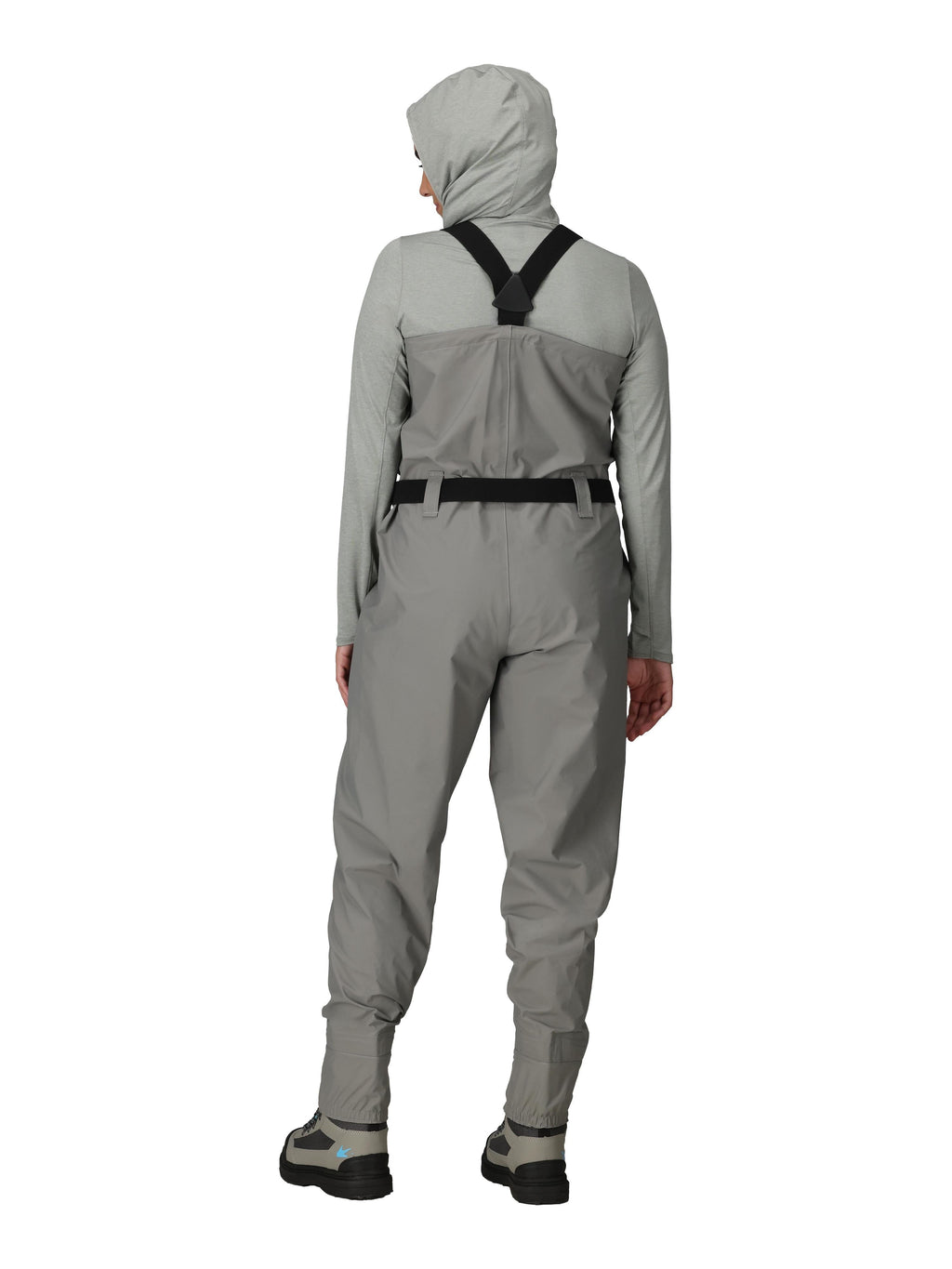 Frogg Toggs Women's Canyon Stockingfoot Chest Waders with 4-Ply Nylon Upper & Neoprene Booties, Gray, Small