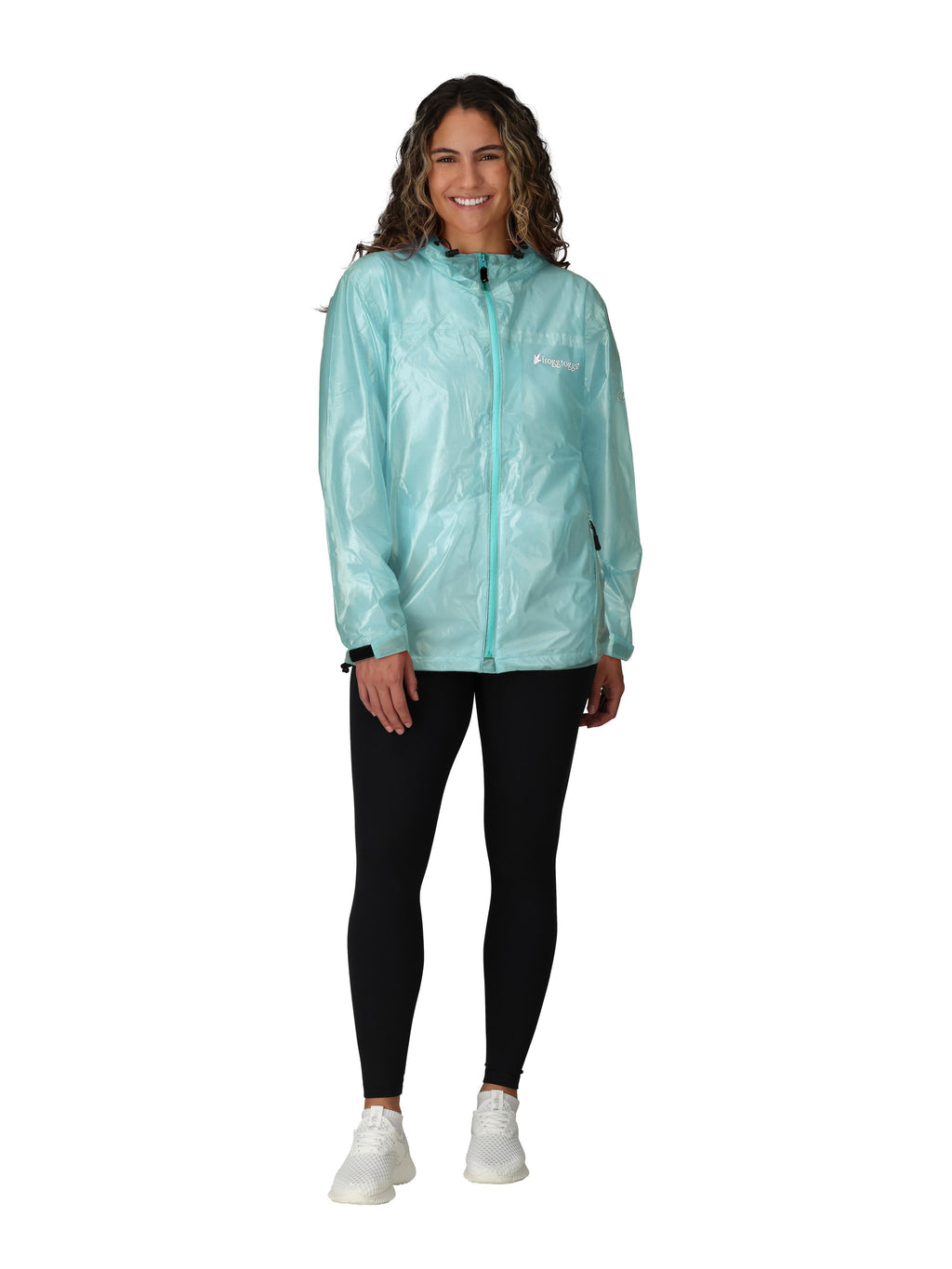 Frogg Toggs Xtreme Lite Hoodies for Women, Waterproof Jacket with Adjustable Hood, Seafoam, Large