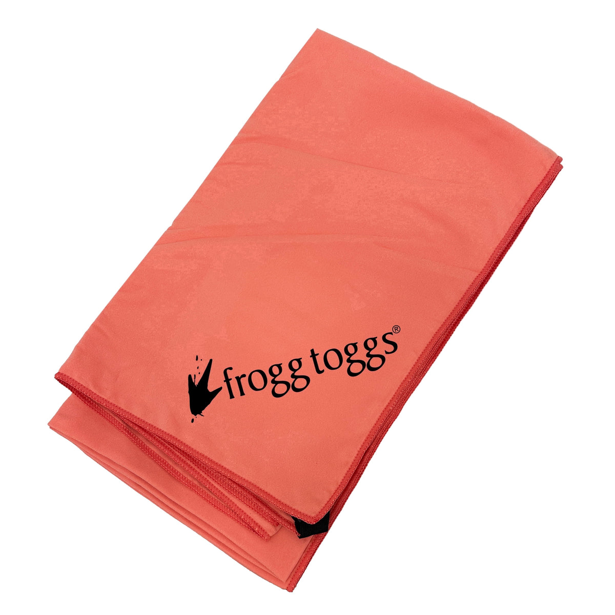 Frogg Toggs Camp Beach Towel, Soft and Absorbent Microfiber Towel with Zippered Bag, 35” x 62”, OD Green