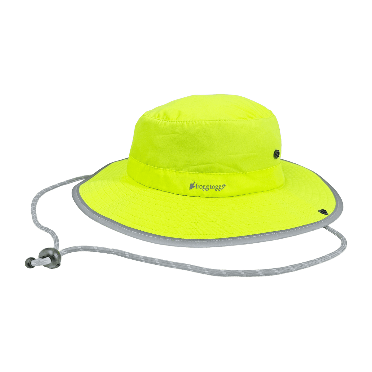 Frogg Toggs Chilly Pro Bucket Hat, Cooling Sun Hat with Sun Protection and Adjustable Strap, White