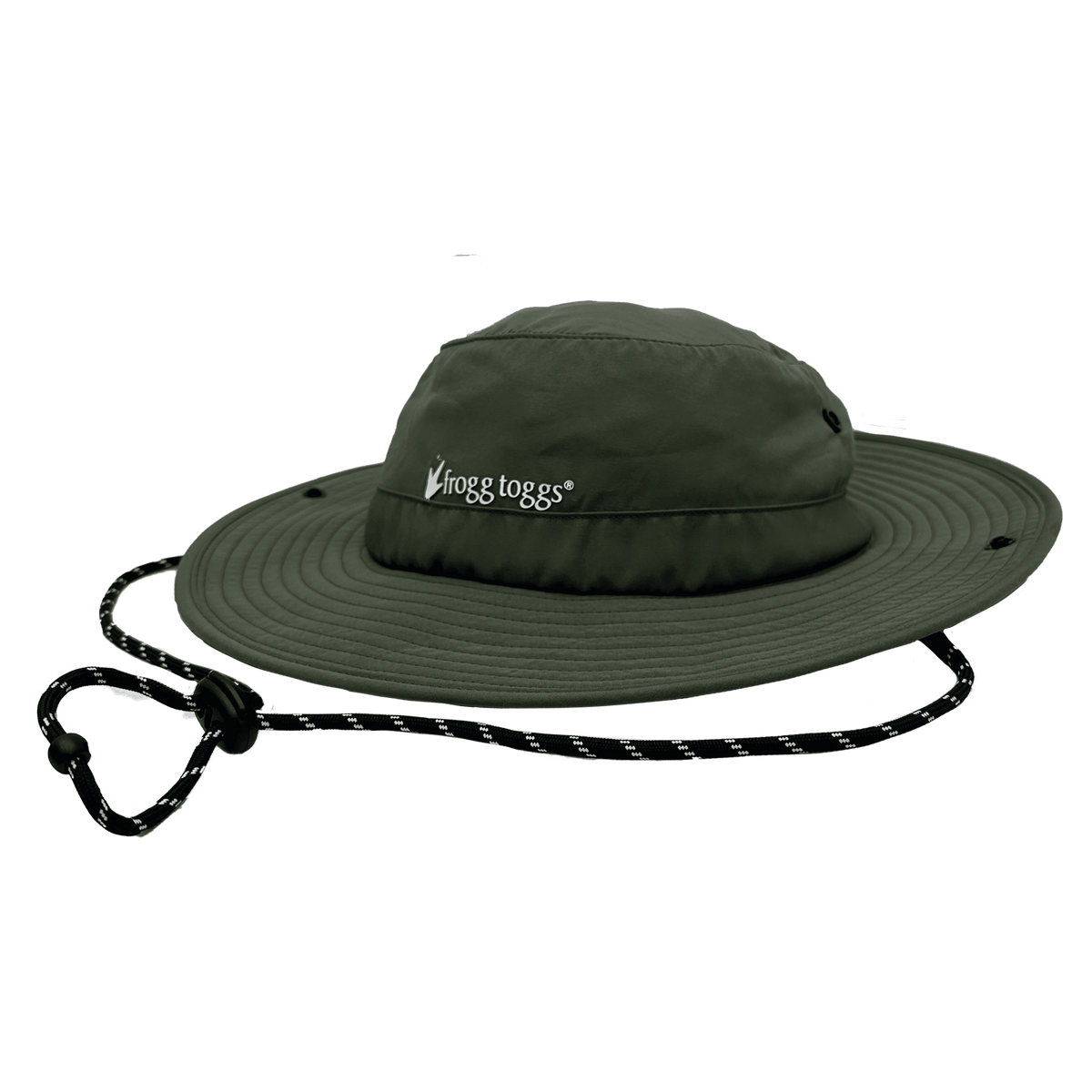 Frogg Toggs Chilly Pro Bucket Hat, Cooling Sun Hat with Sun Protection and Adjustable Strap, White