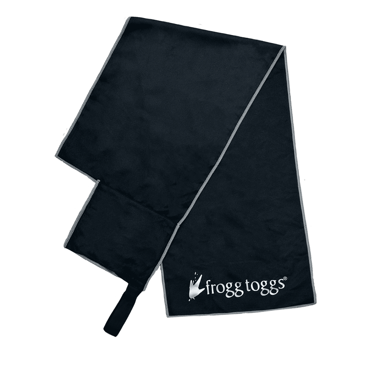 Frogg Toggs Chilly Pro Magnetic Cooling Towel with UPF 50 UV Protection for Sports, Black