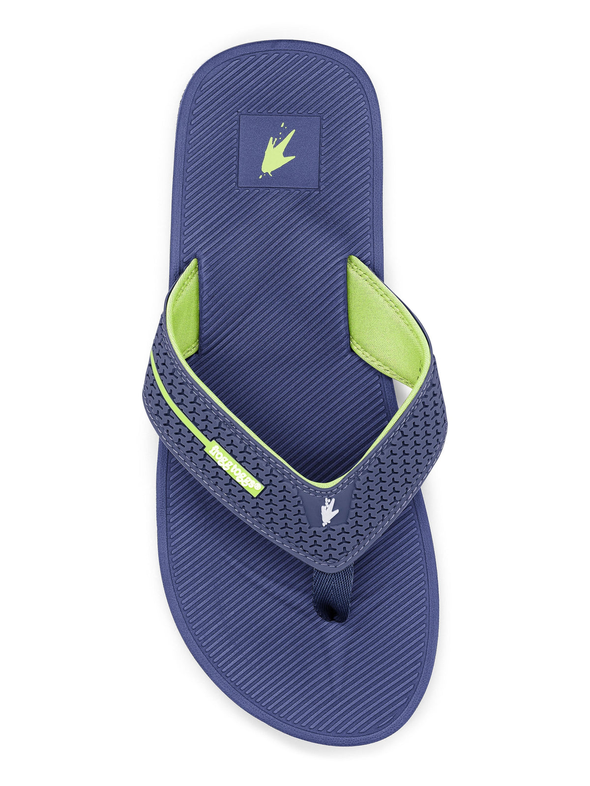 Frogg Toggs Flipped Out Sandals for Men, EVA Cushioned Flip Flops with Firm Grip Design, Gray, Size 7