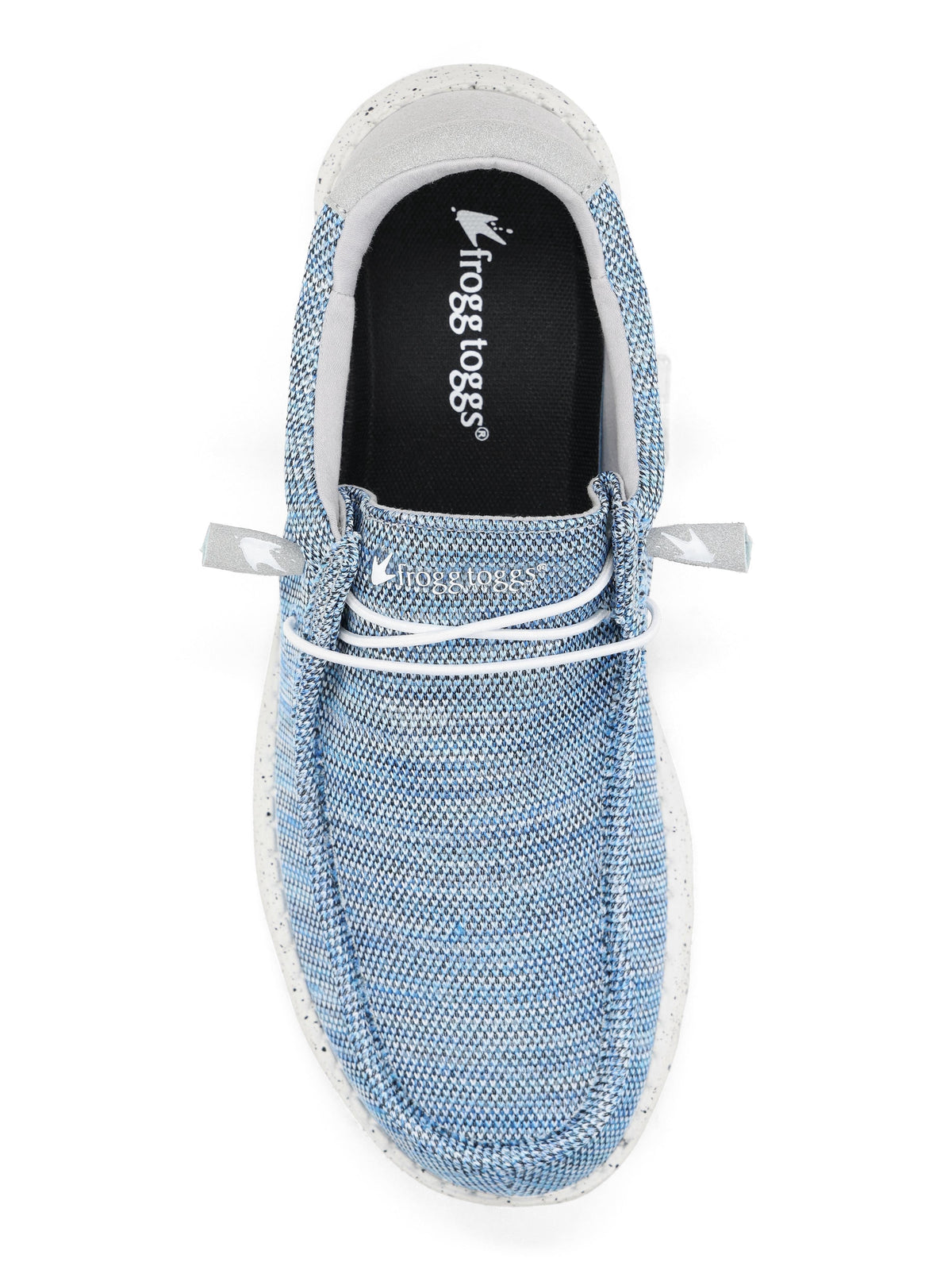 Frogg Toggs Men's Java 2.0 Non-Waterproof Boat Shoes for Men, Elastic Lace Slip-On Shoes, Gray, Size 9