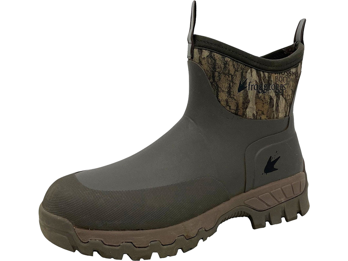 Frogg Toggs Ridge Buster 7.5” Waterproof Boots for Men, Neoprene Rubber Ankle Boots, Brown, Brown, Size 7