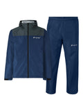 Frogg Toggs Vapor Rain Suit for Men with Rain Jacket and Pants, Blue and Gray, Size MD/LG