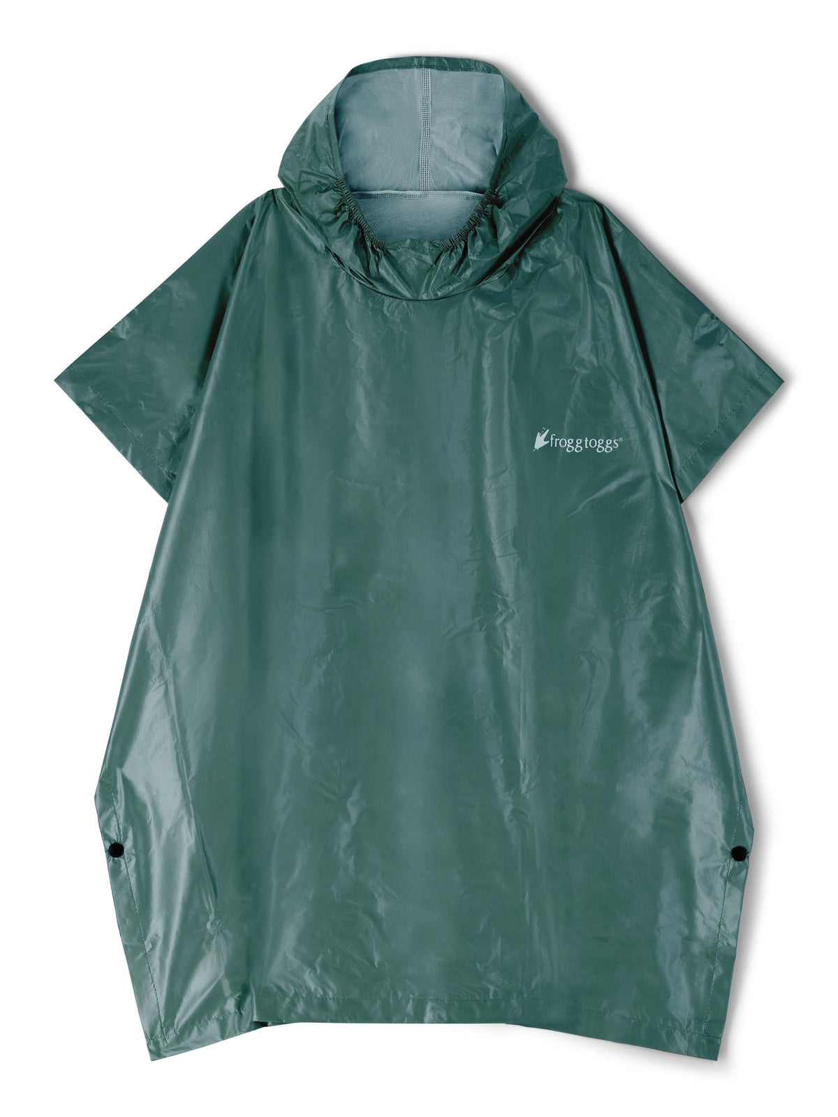 Frogg Toggs Ultra-Lite 2 Rain Poncho, Recyclable Rain Gear for Youth Boys & Girls, Carbon, One-Size