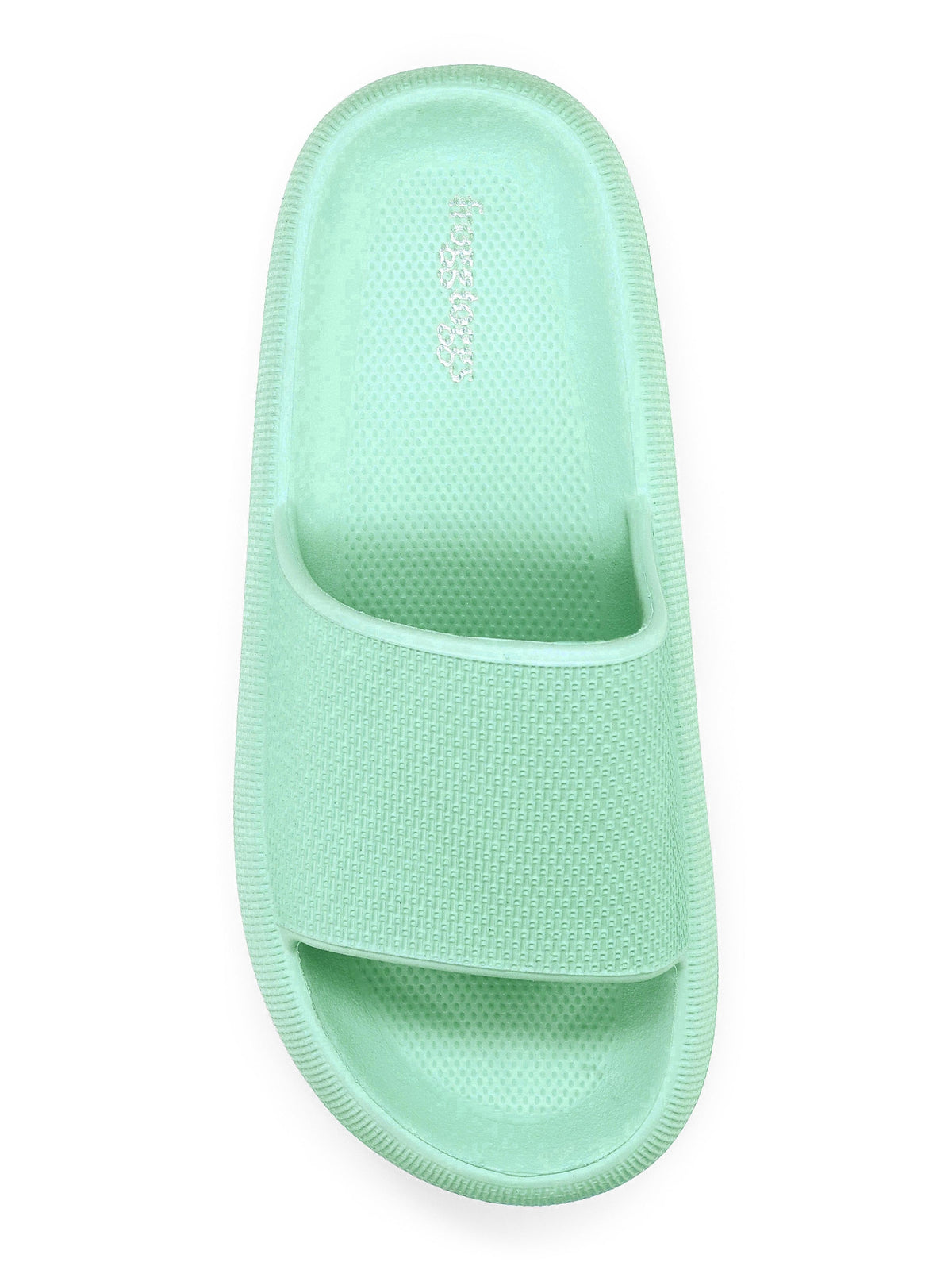 Frogg Toggs Squisheez Slip On Slide Sandals for Women, Soft and Squishy Slides, Black, Size 6