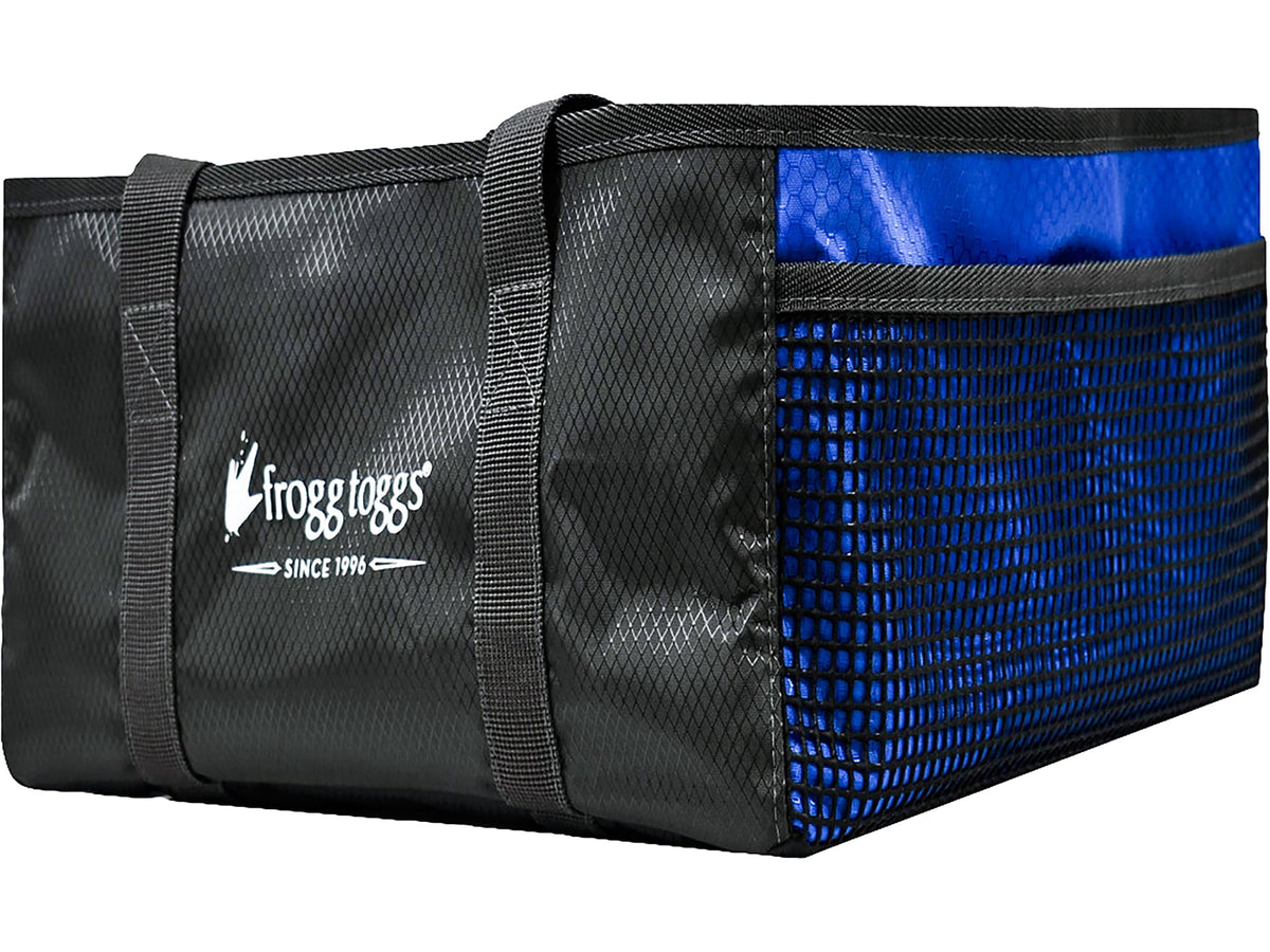 Frogg Toggs i8 Fishing Tray Tote Bag for Organizing Tackle Trays and Fishing Gear, Black