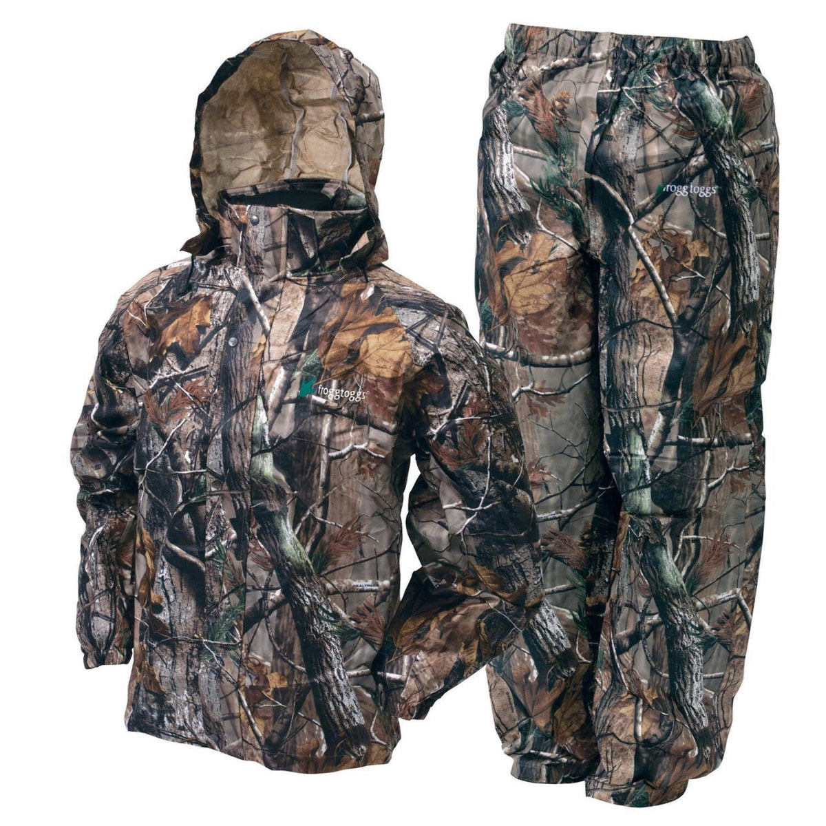 Frogg Toggs Classic All-Sport Rain Suit, Stone and Black (Men's)