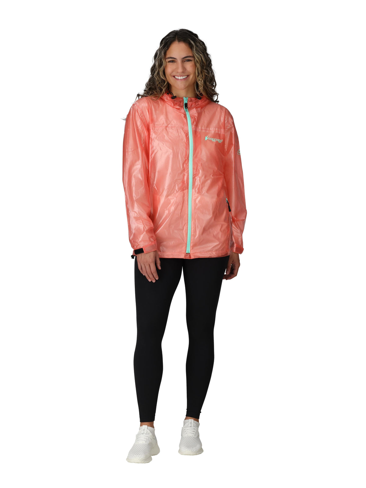 Frogg Toggs Xtreme Lite Hoodies for Women, Waterproof Jacket with Adjustable Hood, Seafoam, Large