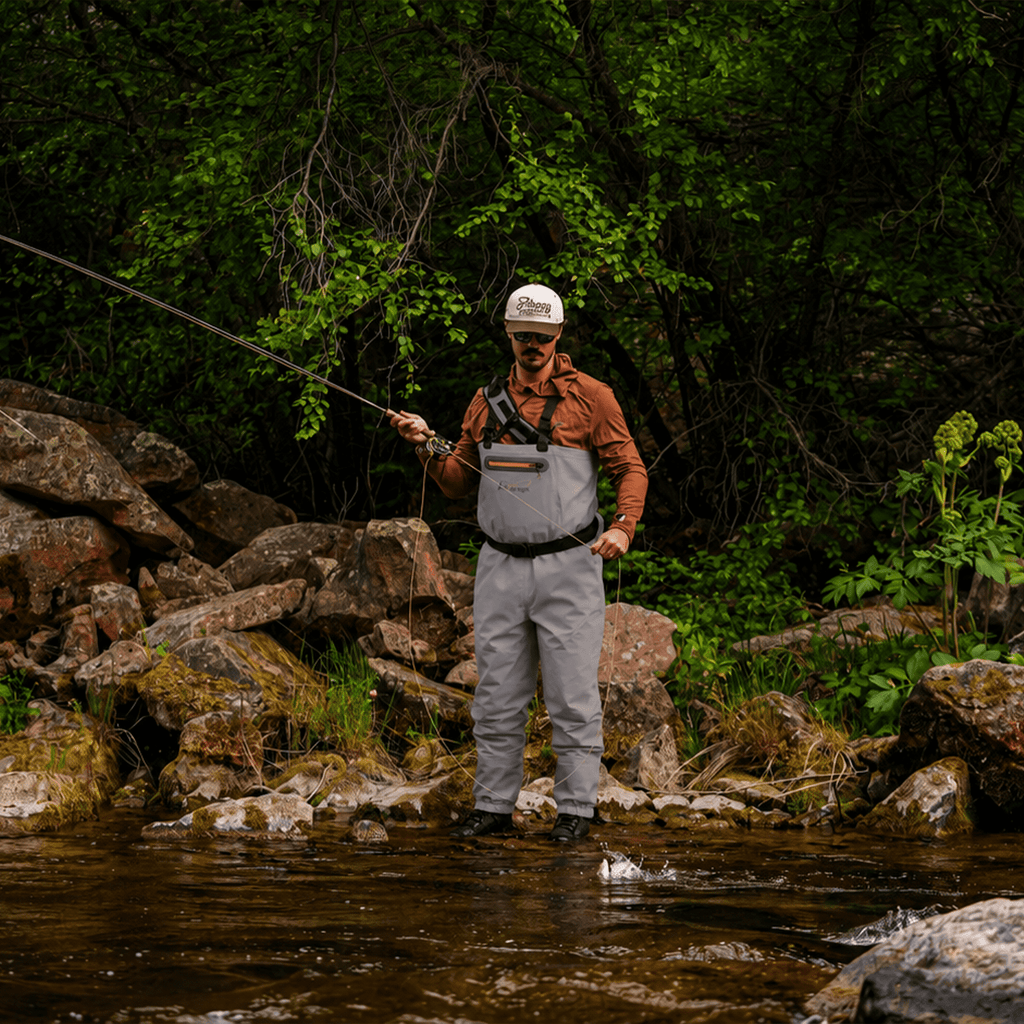 Frogg Toggs Canyon II Stockingfoot Chest Waders, Breathable Waders for Men, Slate, Large