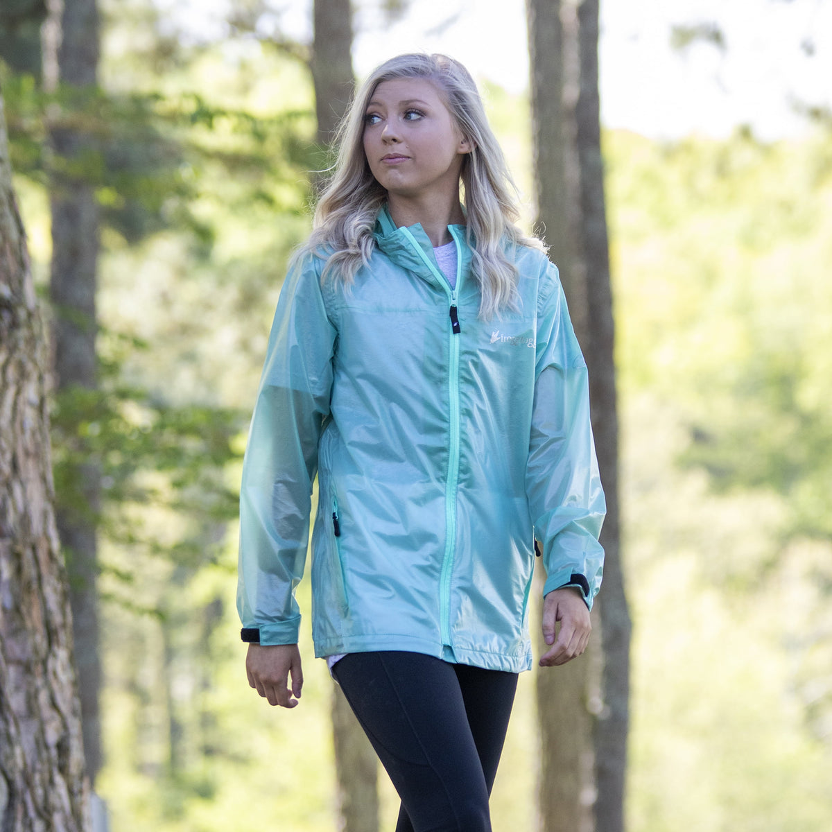 Frogg Toggs Xtreme Lite Hoodies for Women, Waterproof Jacket with Adjustable Hood, Seafoam, Large