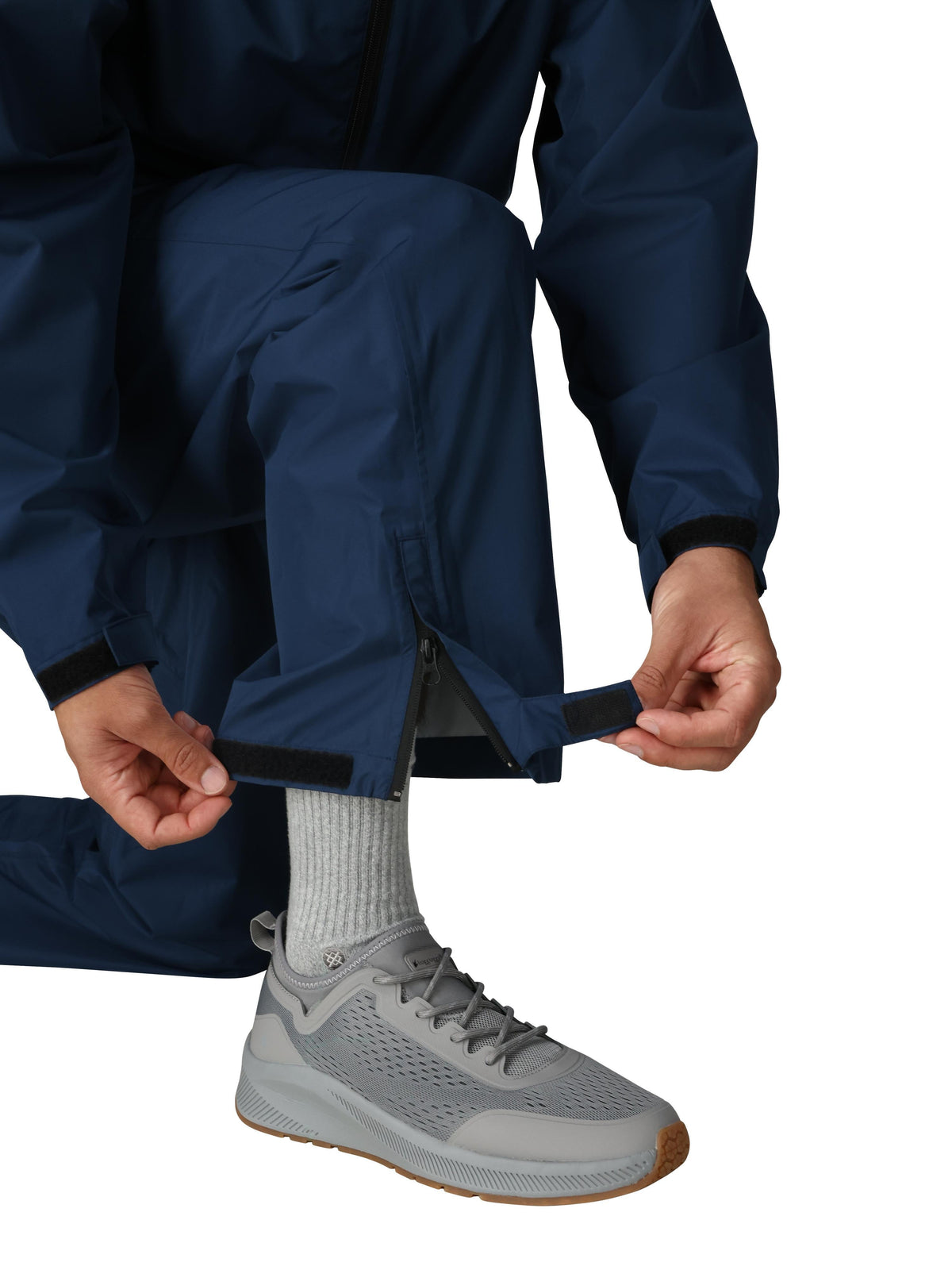Frogg Toggs Vapor Rain Suit for Men with Rain Jacket and Pants, Blue and Gray, Size MD/LG